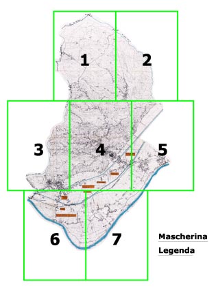 pianta di posizione delle opere idrauliche